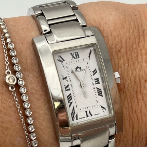 Roven Dino - Avanti 6006L - Swiss Made - Solid Stainless Steel - White Face - Picture 3 of 8